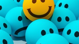 Colorful Smileys Wallpaper For IPhone