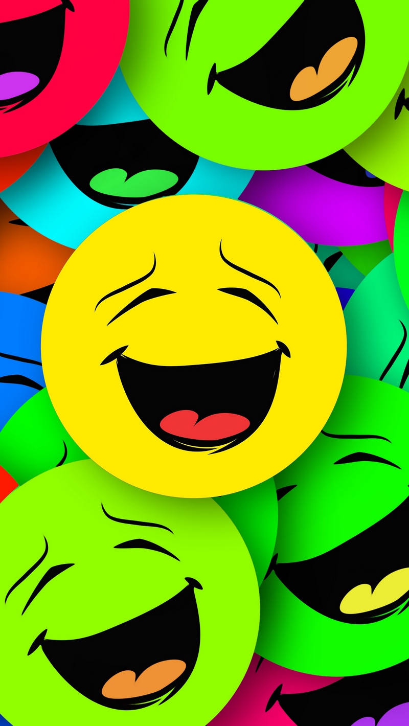 Colorful Smileys Wallpapers High Quality | Download Free