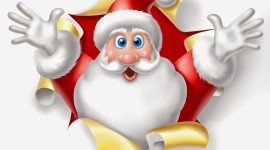 Funny Santa Claus Image