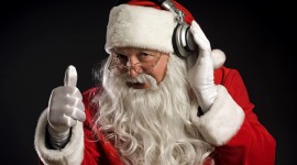 Funny Santa Claus Photo