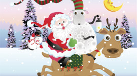 Funny Santa Claus Wallpaper