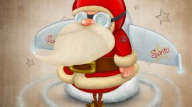 Funny Santa Claus Wallpaper Free