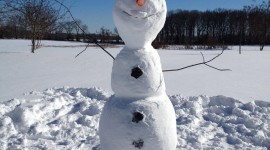 Funny Snowman Wallpaper For IPhone#1