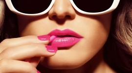 Girl Lips Lipstick Wallpaper Free