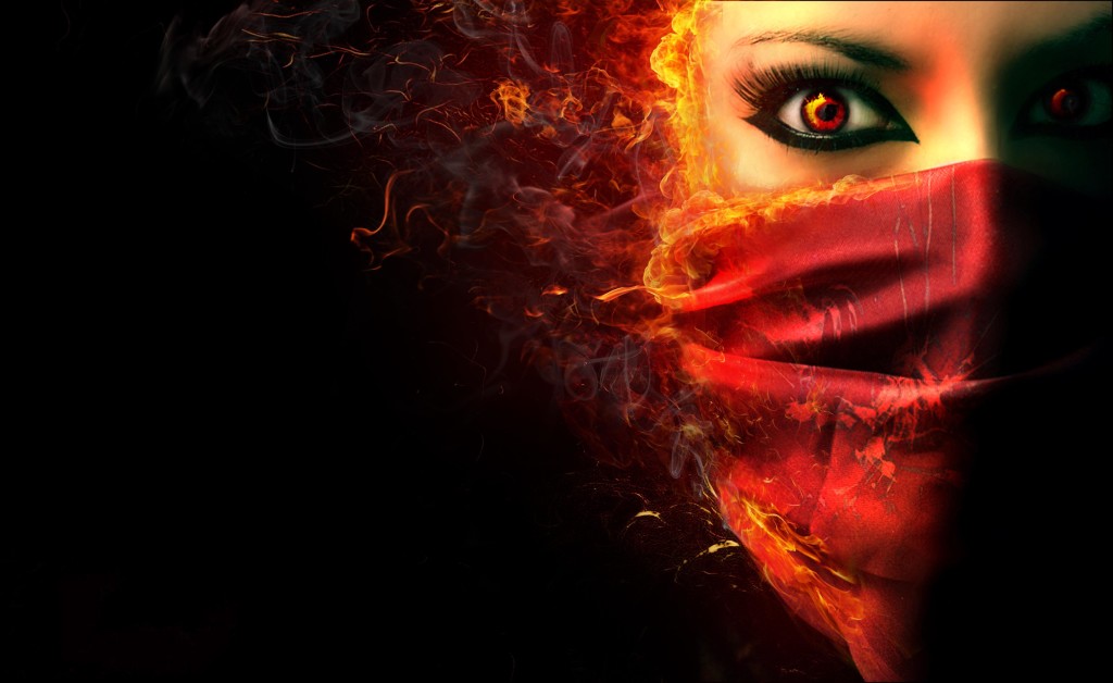 Girl On Fire wallpapers HD