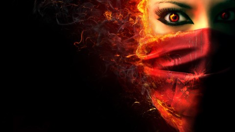 Girl On Fire wallpapers high quality