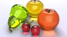 Glass Apple Wallpapers