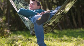 Hammock In The Forest Wallpaper For IPhone Free