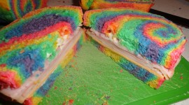 Rainbow Sandwich Wallpaper Download Free