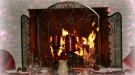 Romantic Fireplace Image Download