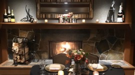 Romantic Fireplace Photo Download