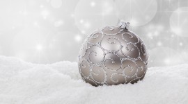 Snow Christmas Ball Image