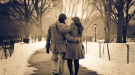 Walking Couples High Quality Wallpaper