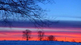 Winter Sunset Image Download
