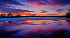 Winter Sunset Picture Download