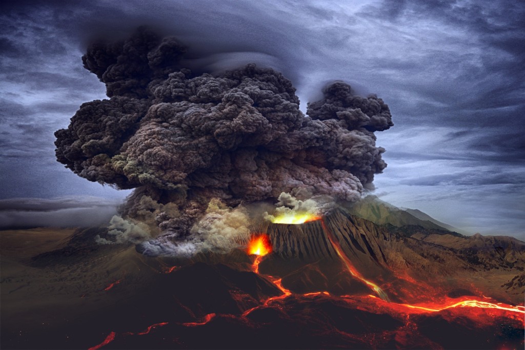 4K Eruption Of Volcano wallpapers HD