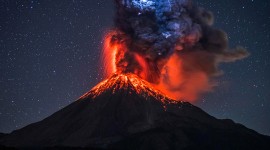 4K Eruption Of Volcano Wallpaper For PC