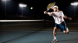 4K Man Tennis Image