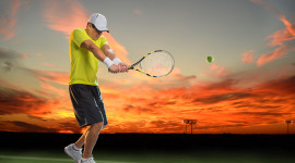 4K Man Tennis Image Download