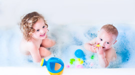 Bathroom Foam Children Image