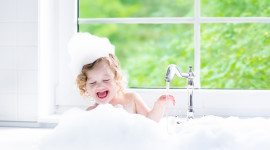 Bathroom Foam Children Photo Download