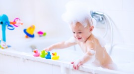 Bathroom Foam Children Photo Free