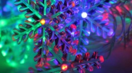Colorful Snowflakes Wallpaper For IPhone