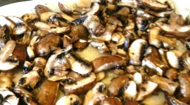 Potatoes With Mushrooms Wallpaper For IPhone