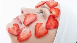 Strawberry Mask Wallpaper Full HD
