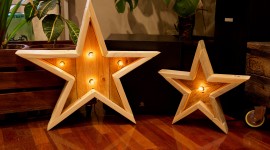 Wooden Star Photo Free