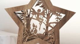 Wooden Star Wallpaper For PC