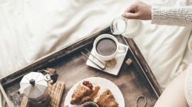 Coffee In Bed Wallpaper