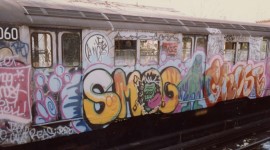 Graffiti On Subway Cars Desktop Wallpaper For PC