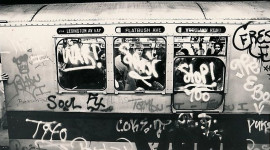 Graffiti On Subway Cars Wallpaper Free
