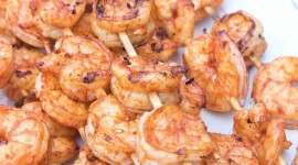 Grilled Shrimp Wallpaper For IPhone Free