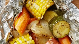 Grilled Vegetables Wallpaper For IPhone