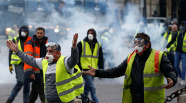 Protests In France Wallpaper HD