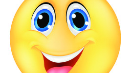 Smiley Letters Wallpaper For IPhone