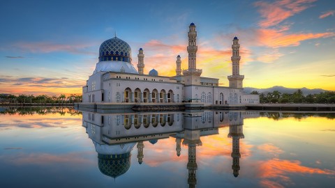 4K Mosque Evening wallpapers high quality