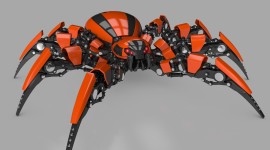 Mechanical Spider Desktop Wallpaper Free