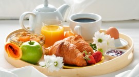 4K Breakfast On A Tray Photo