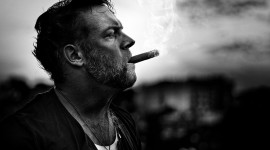 4K Man Cigarette Photo