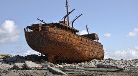 An Abandoned Ship Photo