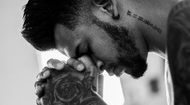 Guy Tattoos Prayer Photo