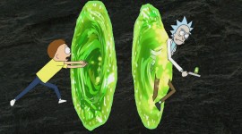 Rick And Morty Portal Wallpaper Widescreen