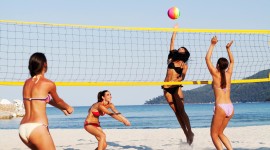 Volleyball Beach Wallpaper