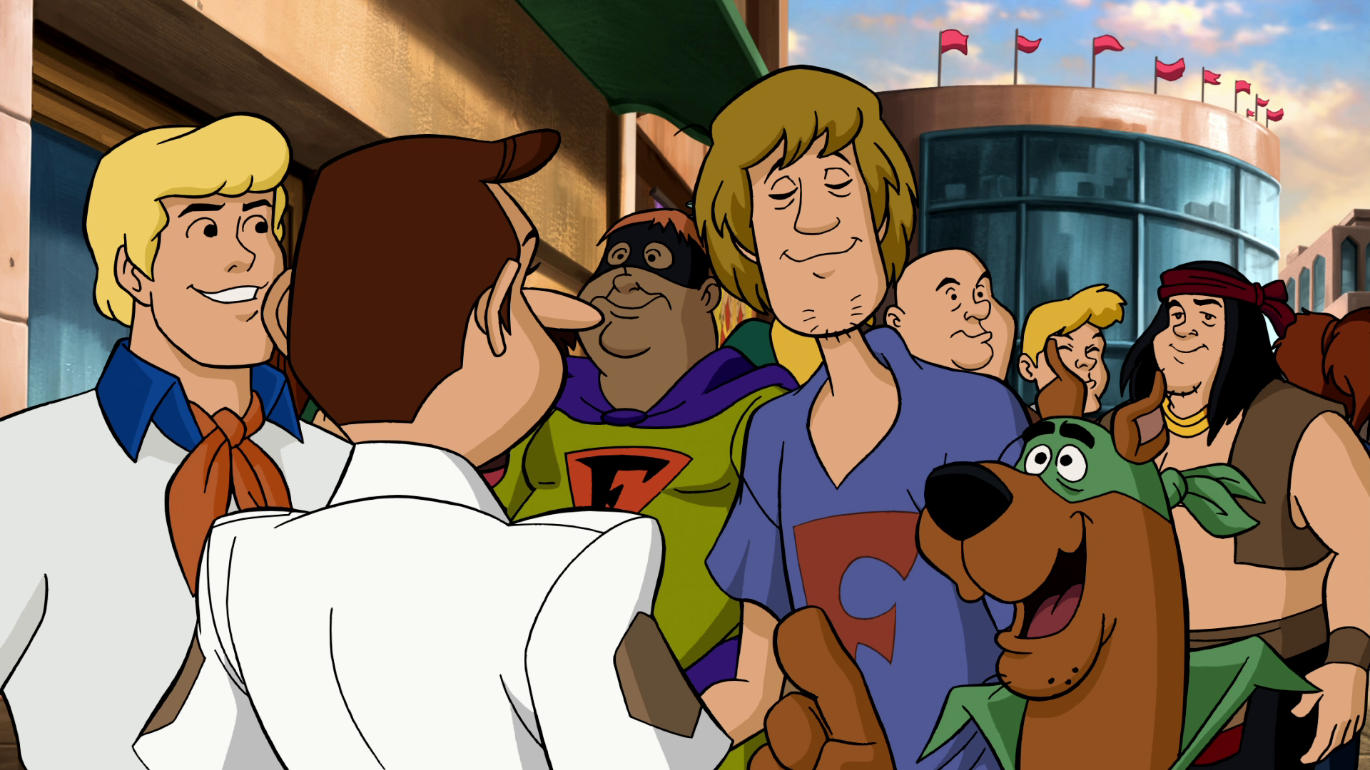Scooby Doo Mask Of The Blue Falcon wallpapers.