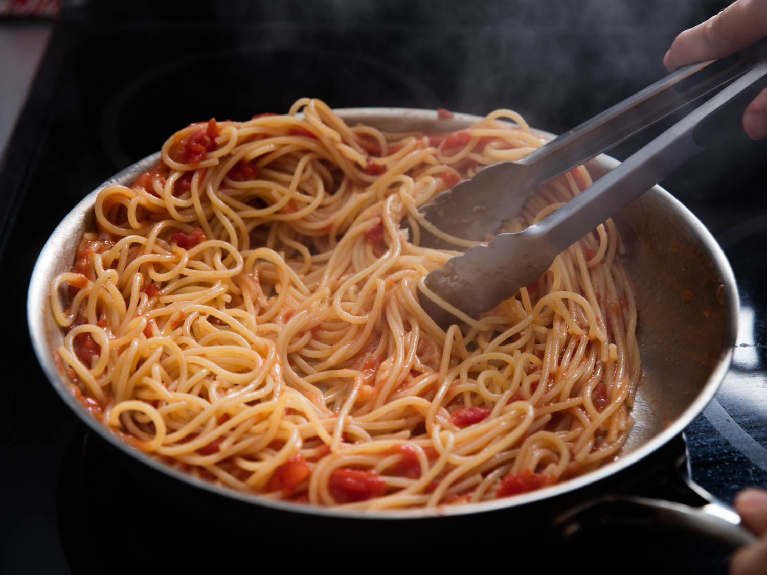 Спагетти с кетчупом