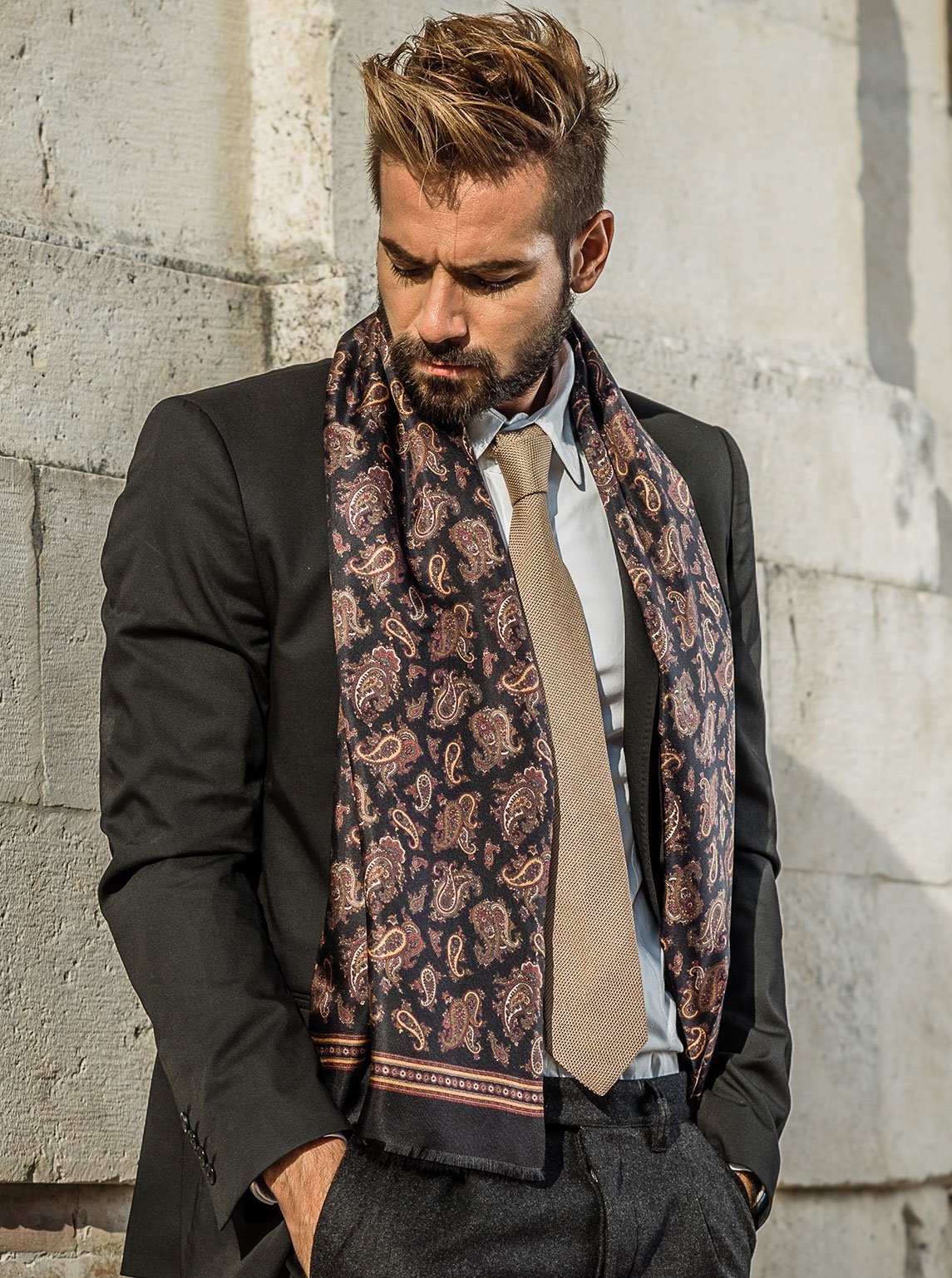 Man Scarf Wallpapers High Quality | Download Free