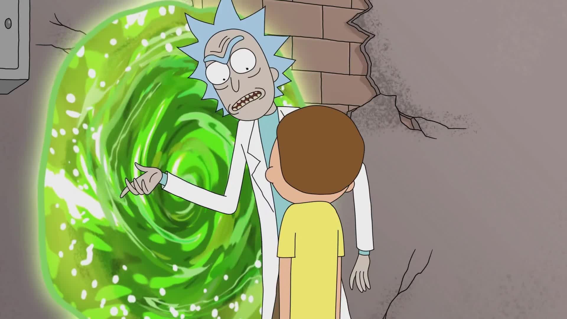 Rick And Morty Portal wallpapers.